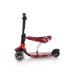 Lorelli Kinderroller Laufrad 2 In 1 Smart PolyurethanRäder Leuchten Klappbar Verstellbar Rot/schwarz -Globbervi Verkaufe d2703f06cb48225840741bf949c7f553