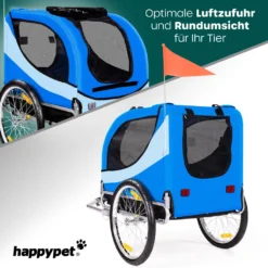 HAPPYPET Hundeanhänger Fahrradanhänger Für Hunde Hundefahrradanhänger Inkl. Anhängerkupplung Regenschutz NAVY BLAU 8 HAPPYPET Hundeanhänger Fahrradanhänger Für Hunde Hundefahrradanhänger Inkl. Anhängerkupplung Regenschutz NAVY BLAU -Globbervi Verkaufe d283c55d3f6f41e900d4b554484e5602