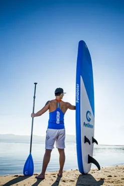 Funwater Stand Up Paddle Board 335x82x15cm Surfboard SUP Paddelboard Smiley Aufblasbar Blau -Globbervi Verkaufe d295e8b711d0c81a8740576529373706
