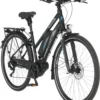 FISCHER E-Bike Pedelec Trekking VIATOR ETD 1861 Damen, Rahmenhöhe 44 Cm, 28 Zoll, Akku 557 Wh, Mittelmotor, Kettenschaltung, LCD Display, Schwarz