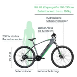 Zündapp Z808 E Bike Für Damen Und Herren Ab 170 Cm Mountainbike 29 Zoll E MTB Hardtail Pedelec Fahrrad Elektrofahrrad 27 Gänge Elektrobike -Globbervi Verkaufe d2efea88237fd18923a13a7f2f2c3483