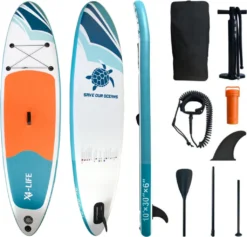 X4-LIFE Stand Up Paddle Board - SUP Set Aufblasbar - ISUP Bis 160 Kg Inkl. Zubehör