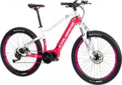27,5 Zoll Ebike Elektrofahrrad Pedelec MTB E-Bike Guera 7.7-S Crussis 17,5Ah 630Wh 80Nm Rahmenhöhe 17" (42,3 Cm) Pink/Weiß