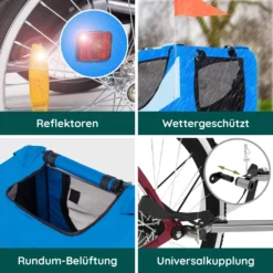 HAPPYPET Hundeanhänger Fahrradanhänger Für Hunde Hundefahrradanhänger Inkl. Anhängerkupplung Regenschutz NAVY BLAU 9 HAPPYPET Hundeanhänger Fahrradanhänger Für Hunde Hundefahrradanhänger Inkl. Anhängerkupplung Regenschutz NAVY BLAU -Globbervi Verkaufe d3559ad8c8491bb8b727b73ae4963ab6