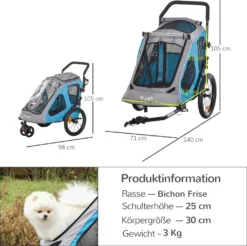PawHut 2-in-1 Fahrradanhänger Haustier Hundeanhänger Oxfordstoff Atmungsaktiv Metall Oxford-Gewebe Blau 140 X 71 X 105 Cm 12 PawHut 2-in-1 Fahrradanhänger Haustier Hundeanhänger Oxfordstoff Atmungsaktiv Metall Oxford-Gewebe Blau 140 X 71 X 105 Cm -Globbervi Verkaufe d3f87a0c21377b34189ed20474871318