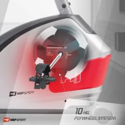 Hop-Sport Liegeergometer HS-035L Solo - Sitz-Heimtrainer Für Senioren - Liegefahrrad Belastbar Bis 135kg - Liegend Fahrradtrainer Für Zuhause Silber -Globbervi Verkaufe d583f54ccb3c68fcc8a4810254c3c551