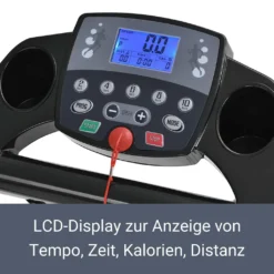 ArtSport Laufband Speedrunner 2000 Klappbar, 10 Km/h, 12 Programme, LCD Display – Heimtrainer Elektrisch 120 Kg Belastbar - Fitnessgerät 500 Watt -Globbervi Verkaufe d632e21969cb055d80db036e2ef88e65