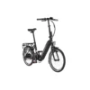 FISCHER E-Bike Pedelec Faltrad Agilo, Rahmenhöhe 36 Cm, 20 Zoll, Akku 374 Wh, Hinterradmotor, Kettenschaltung, LCD Display, Schwarz