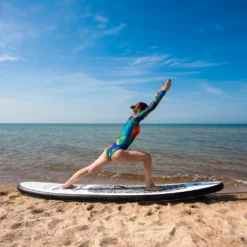 Funwater Aufblasbares Stand Up Paddle Board 305 X 76 X 15 Cm, Surfboard, SUP, Paddle Board, Camo Surfboard Full Paddle Pump Bag, Handpumpe, Schwarz Und Weiß -Globbervi Verkaufe d66d313949fe8f5c119a0bb38c788b45