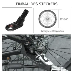 PawHut 2-in-1 Hundeanhänger Haustier Hund Trolley Fahrradanhänger Hundetransporter Hunde Fahrrad Anhänger Oxfordstoff Atmungsaktiv Metall Oxford-Gewebe Schwarz+Grau+Silber 130 X 64 X 92 Cm -Globbervi Verkaufe d6e39e173779e8e7316f3d199727de8b