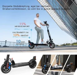 HITWAY E Scooter Mit Straßenzulassung, ABE Elektroroller Faltbarer, Motor 500W, 30KM Reichweite, 10Ah Batterie, Max. Geschwindigkeit 20KM/H, 10 Zoll Eleketro Scooter, LCD E Roller Für Erwachsene -Globbervi Verkaufe d7acf994472f13f29ce4713db828f574