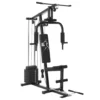 ArtSport Kraftstation ProfiGym 2000 Mit Latzug- & Butterflystange, Seilzug & Beinstrecker - 9 Gewichte Mit 40kg - Multistation Krafttraining Zuhause
