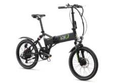 LLobe E-Bike 20" Alu Faltrad City III Black, Batterie 36V/10,4Ah, 7-Gang Shimano