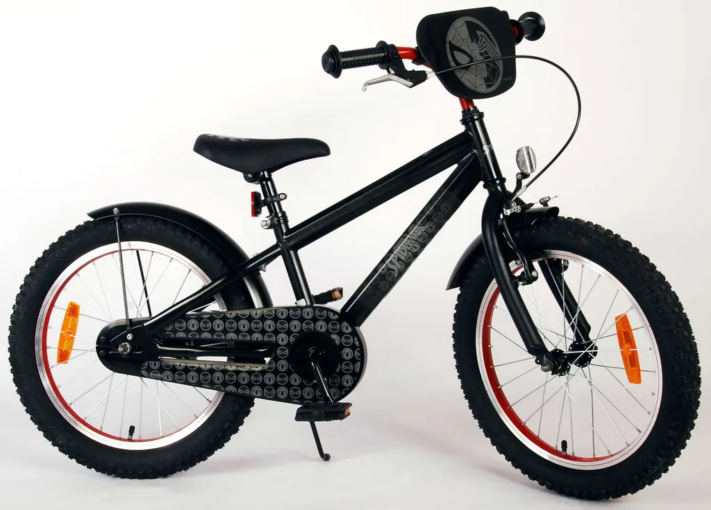 Spider-Man Kinderfahrrad - Jungen - 18 Zoll - Matt Schwarz 2 Spider-Man Kinderfahrrad - Jungen - 18 Zoll - Matt Schwarz – Bild 2