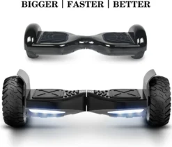 MARKBOARD Hoverboard All Terrain Selbstausgleichender Elektroroller Schwarz Mit Leistungsstarker LED-Motorbeleuchtung Bluetooth-App Für Erwachsene Und Kinder 8,5 Zoll -Globbervi Verkaufe dc3f56f401e34734165017d5ed258bfd