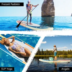 COSTWAY 320 X 76 X 15 Cm Stand Up Paddling Board Mit Sitz, Inkl. Rucksack, Pumpe, Verstellbares Paddel, Sicherheitsleine, Bungee-Seil Und Reparaturset, SUP Board 150kg Aufblasbar 11 COSTWAY 320 X 76 X 15 Cm Stand Up Paddling Board Mit Sitz, Inkl. Rucksack, Pumpe, Verstellbares Paddel, Sicherheitsleine, Bungee-Seil Und Reparaturset, SUP Board 150kg Aufblasbar -Globbervi Verkaufe dca83c65d7539e1379ae5ef00f3deba9