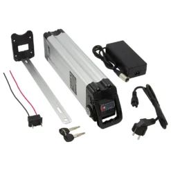 Komplett-Set: Maratron Akku 36V (37V) 12Ah 432Wh SilverFish Mit Ladegerät Und Halterung