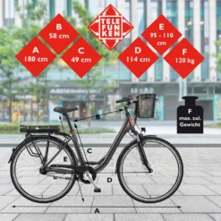 Telefunken E-Bike City 28 Zoll, Frontmotor, 7-Gang Shimano Nabenschaltung, Rücktritt, Fahrradkorb, Elektrofahrrad / Pedelec 468Wh, Multitalent RC657 -Globbervi Verkaufe dd0a7ec7a4da2f1e766e6996cf64b262