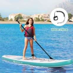 COSTWAY 320x76x15cm Stand Up Paddling Board SUP Board Aufblasbar Mit Sicherheitsleine Paddel Pumpe Center Finne -Globbervi Verkaufe e06e08ee32c1f4cb396b5f85e438b3cf