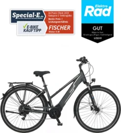 FISCHER E-Bike Pedelec Trekking VIATOR 5.0i Damen, Rahmenhöhe 44 Cm, 28 Zoll, Akku 504 Wh, Mittelmotor, Kettenschaltung, Brose Display, Grau -Globbervi Verkaufe e200b2773e3a8025085d9d59a84b3214