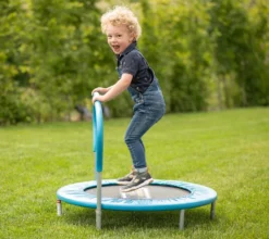 Sportspower Kindertrampolin Mit Haltegriff Blau Ø 92 Cm -Globbervi Verkaufe e23fe3025b6bec58935d519e4b080949