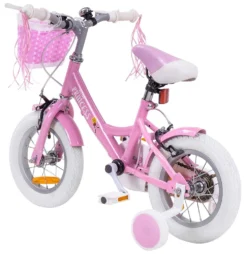 Actionbikes Kinderfahrrad Princess 12 Zoll - Kinder - Mädchen - Fahrrad - Stützräder - Rosa - 2 - 5 Jahre - Kinderrad - Antirutschgriffe - Rad - Bike -Globbervi Verkaufe e2b63ee11d252060c02a3341aac258ff