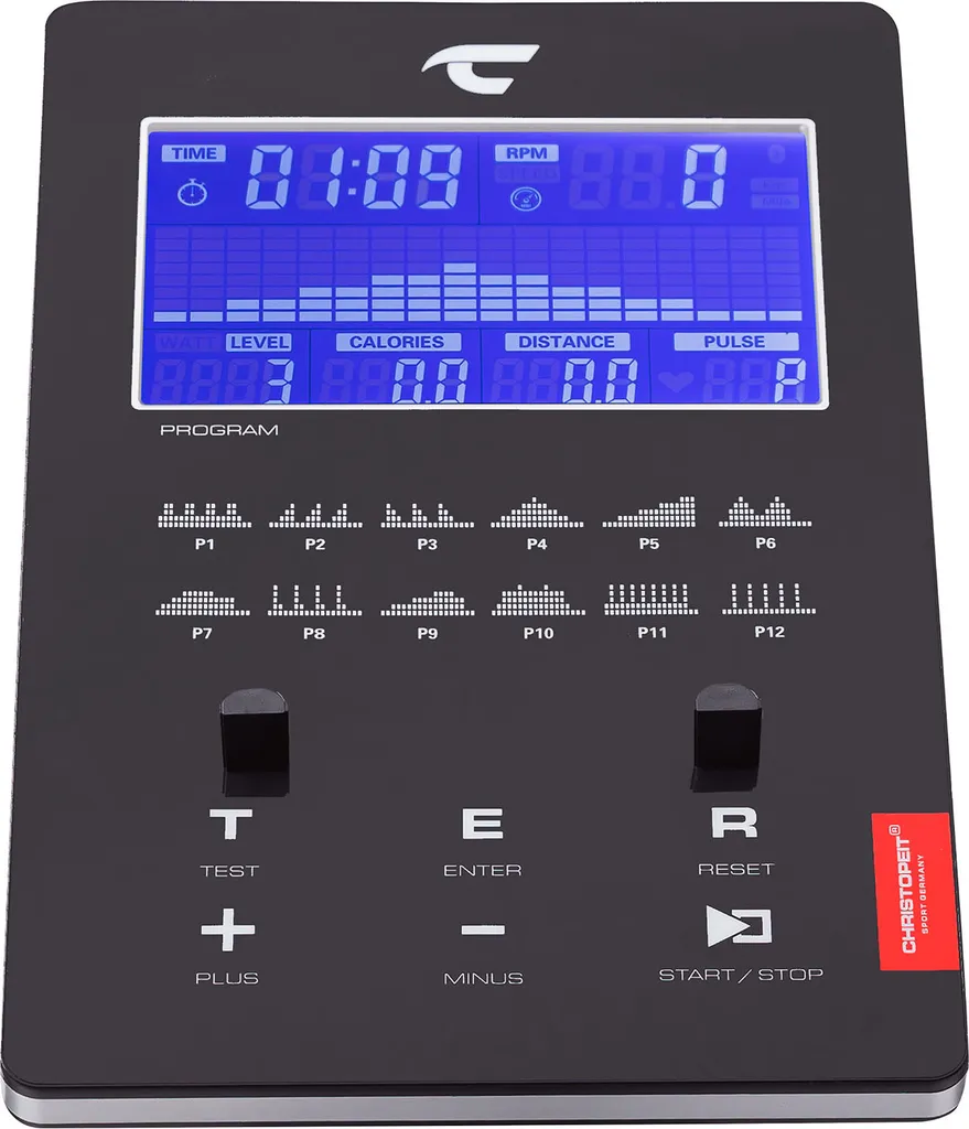 Christopeit Heimtrainer Ergometer ET 6 Schwarz 10 Christopeit Heimtrainer Ergometer ET 6 Schwarz – Bild 10