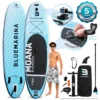 SUP Board MOANA - Stand Up Paddle Aufblasbar Surfboard Mit Paddel Pumpe Rucksack (325x86x15cm / 10'8")