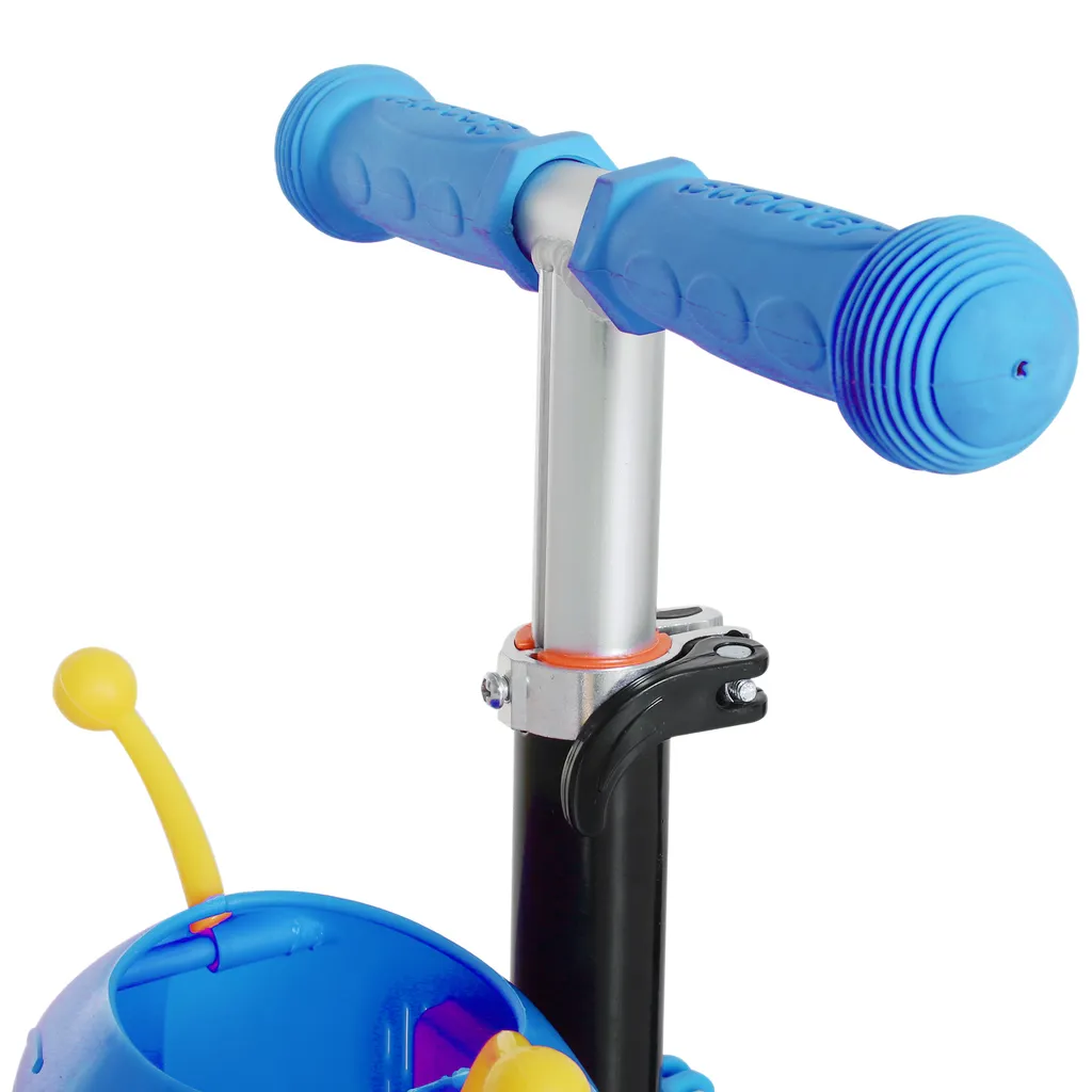HOMCOM Kinderroller Scooter Tretroller Cityroller Kinder Roller Kickboard Lenker Teleskoprohr Höhenverstellbar Blau 62 X 25 X 72,5 Cm 8 HOMCOM Kinderroller Scooter Tretroller Cityroller Kinder Roller Kickboard Lenker Teleskoprohr Höhenverstellbar Blau 62 X 25 X 72,5 Cm – Bild 8