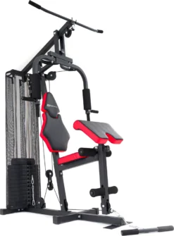 Hop-Sport HS-1044K Kraftstation Für Zuhause - Fitnessstation + 66 Kg Gewichte, Multigym Fitnesscenter Mit Seilzug, Butterfly Und Latzug -Globbervi Verkaufe e4eab3b6a0c82ab7f43e4d5255dba357