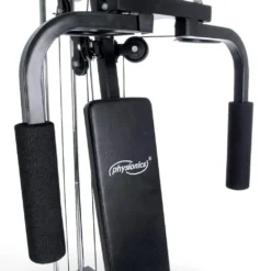 Physionics® Kraftstation - Verstellbar, Latzug, Butterfly, Beincurl, Armcurl, Rudern, Für Zuhause, 40kg Gewichte - Fitnessstation, Multistation, Trainingsstation, Homegym, Multigym, Krafttraining -Globbervi Verkaufe e714a9c734d01d4602d7faf967715efe