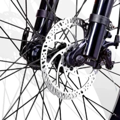 JOBOBIKE E-Bike Elektrofahrrad E-Mountainbike Robin, 26 Zoll Fat-Reifen Elektrobike, LG Akku 250w Heckmotor Gang SHIMANO Acera Schaltwerk, Kettenschaltung, Aluminium-Rahmen, Mechanische Scheibenbremse Damen Heren -Globbervi Verkaufe e798154fd580bb2dd39689b5dd04c27e