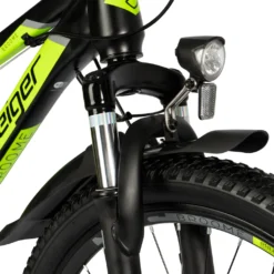 Bergsteiger Broome 24 Zoll Kinderfahrrad, Shimano 21 Gang-Schaltung, StVZO, Mountainbike Mit Vollfederung, Scheibenbremsen & Dynamo-Licht, Geeignet Für 8, 9, 10, 11, 12, 13 Jahre, Jungen-Fahrrad & Mädchen-Fahrrad -Globbervi Verkaufe e8440f1e356cf08bdad5eeda8acf0b92