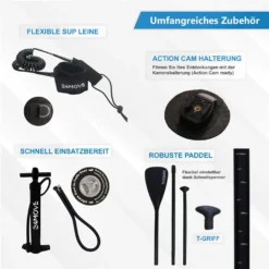 24MOVE® Standup Paddle SUP Board Set BLAU 366, Inkl. Umfangreichem Zubehör, Paddel Und Doppelhubpumpe 18 24MOVE® Standup Paddle SUP Board Set BLAU 366, Inkl. Umfangreichem Zubehör, Paddel Und Doppelhubpumpe -Globbervi Verkaufe e8fecb8357af081a3ce2d8f7df5a633b