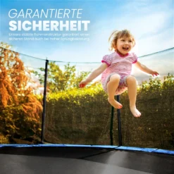 KIDUKU Trampolin Ersatznetz Ø 305 Cm - 6 Stangen Sicherheitsnetz Trampolinersatznetz -Globbervi Verkaufe eb74bfe8ca67d76a2362e7abda0e8b6f