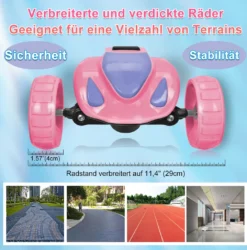 Roller Kinder 3-10 Jahre, Kinderroller 3 Räder, Mit Bluetooth Musik Spray LED Rädern Höhenverstellbar Faltbar Kinderscooter Dreiradscooter Tretroller Scooter Für Kinder Jungen Mädchen Bis 60kg (Rosa) -Globbervi Verkaufe ec58c3cfa4a3901b837cc2ca849f92f7