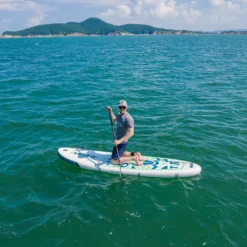 FunWater SUP Board Stand Up Paddle Board Surfboard Grün Aufblasbar Paddel Surfbrett Paddling -Globbervi Verkaufe ecdc9540d3adf8ea3947b12d68673664