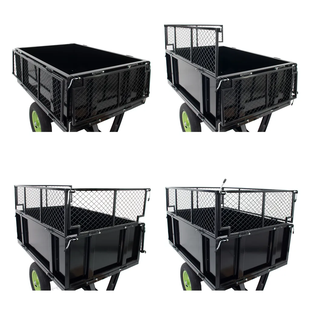 Rasentraktor Anhänger Kippanhänger 300 Kg Kippbar Mit Kupplung 7 Rasentraktor Anhänger Kippanhänger 300 Kg Kippbar Mit Kupplung – Bild 7