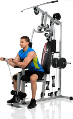 HAMMER Kraftstation California XP, Multifunktions Gym, Fitnessstation, Zahlreiche Übungsvarianten, Widerstand Bis 120kg -Globbervi Verkaufe ee3e9e59487a5e0d30ead320372c20bf