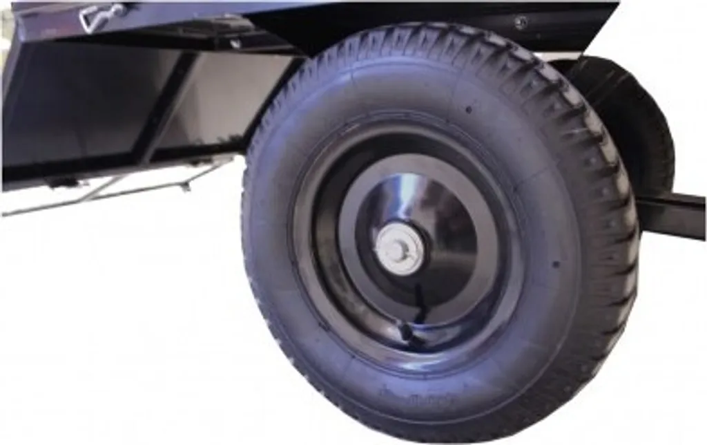 Rasentraktor Anhänger Kippanhänger 300 Kg Kippbar Mit Kupplung 2 Rasentraktor Anhänger Kippanhänger 300 Kg Kippbar Mit Kupplung – Bild 2