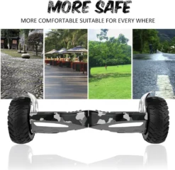 8.5 Zoll ES03 Offroad Hoverboard+ Bluetooth+ Starker Dual Motor+ Tasche -Elektro Skateboard Self Balance Scooter Army Green -Globbervi Verkaufe f094407e14c06b7617627859b2d61aa5