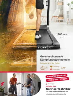 Sportstech FX300 Ultra Slim Laufband – Deutsches Qualitätsunternehmen - Video Events & Multiplayer APP, Riesen Lauffläche 51x122cm & Kein Aufbau, 16 Km/h,USB Ladeport, Pulsgurt Kompatibel -Globbervi Verkaufe f0fd566ab01391e0431ca9622b270f3c