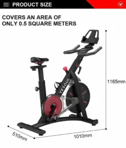 YESOUL S3 Fitnessbikes Fitness Bike Heimtrainer Schwarz/ Black -Globbervi Verkaufe f123debe7efa08f3287d2a5da148339f