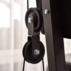 HOMCOM Gym Kraftstation Fitnessstation Multigym Fitnesscenter Fitnessgerät Inkl. Gewichten Mit Rollenpolsterung Stahl Kunstleder Schwarz 148 X 108 X 207 Cm -Globbervi Verkaufe f1e5fdf32550e9aadf228411273beeeb