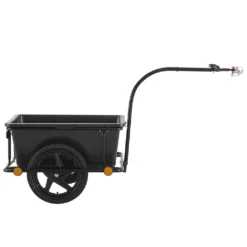 Juskys Fahrradanhänger 90 Liter - Lastenanhänger Mit Kupplung & Deichsel - Anhänger Für Fahrrad 40 Kg Zuladung - Transportanhänger Mit Schutzplane -Globbervi Verkaufe f281028e0a38180c9fba8b604acc8f21