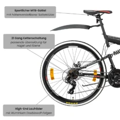 Galano Volt DS Mountainbike Fully Ab 160 Cm Jugendfahrrad 26 Zoll Fahrrad 21 Gang MTB Für Jungen Und Mädchen Jugendrad -Globbervi Verkaufe f2fda488bba5587fac75ff8db67ec4a6