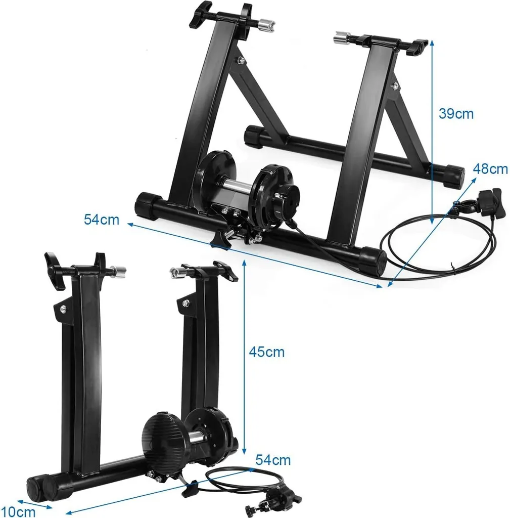COSTWAY Rollentrainer Mit 5 Gänge Heimtrainer 150kg Belastbar Fahrradtrainer 26-28 Zoll Und 700c Fahrrad Stahl 6 COSTWAY Rollentrainer Mit 5 Gänge Heimtrainer 150kg Belastbar Fahrradtrainer 26-28 Zoll Und 700c Fahrrad Stahl – Bild 6