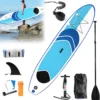 UISEBRT Stand Up Paddle Board Aufblasbare SUP Board Set Max Ladegewicht Bis Ca. 115 Kg ( 305x75x15cm )