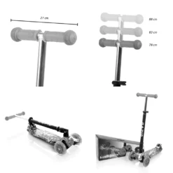 Lorelli Kinderroller Rapid PolyurethanRäder Leuchten ABEC-7 Bremse Klappbar Verstellbar Dunkelblau -Globbervi Verkaufe f58ace06ca382e9a7d76a06646f59b9d