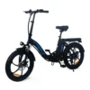 Klappbares E-Bike 20“ Elektrofahrrad | E Klappfahrrad 7 Gänge & Hinterradmotor Für 25 Km/h E-bike Trekking | Fahrrad Mit MTB Federgabel, Faltbares E Bike LED Licht &Qualitätsmarke Sportsattel